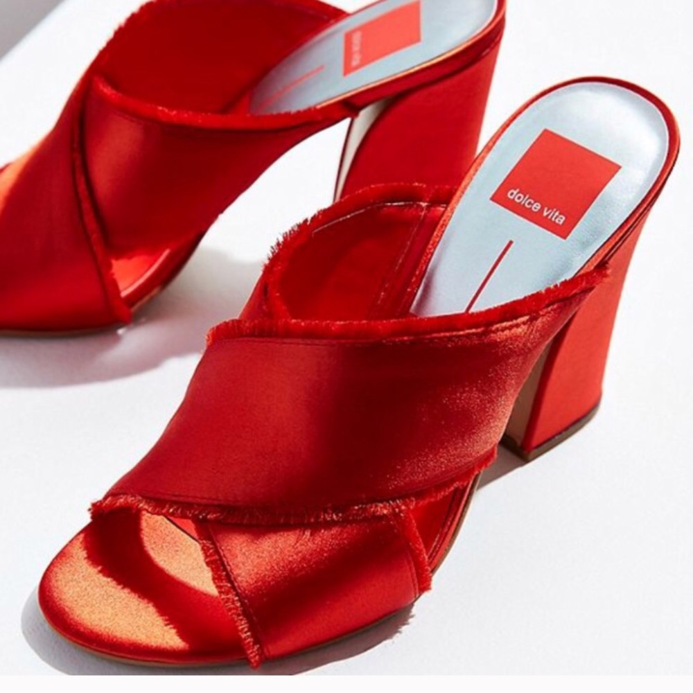 Orange Dolce Vita Mules